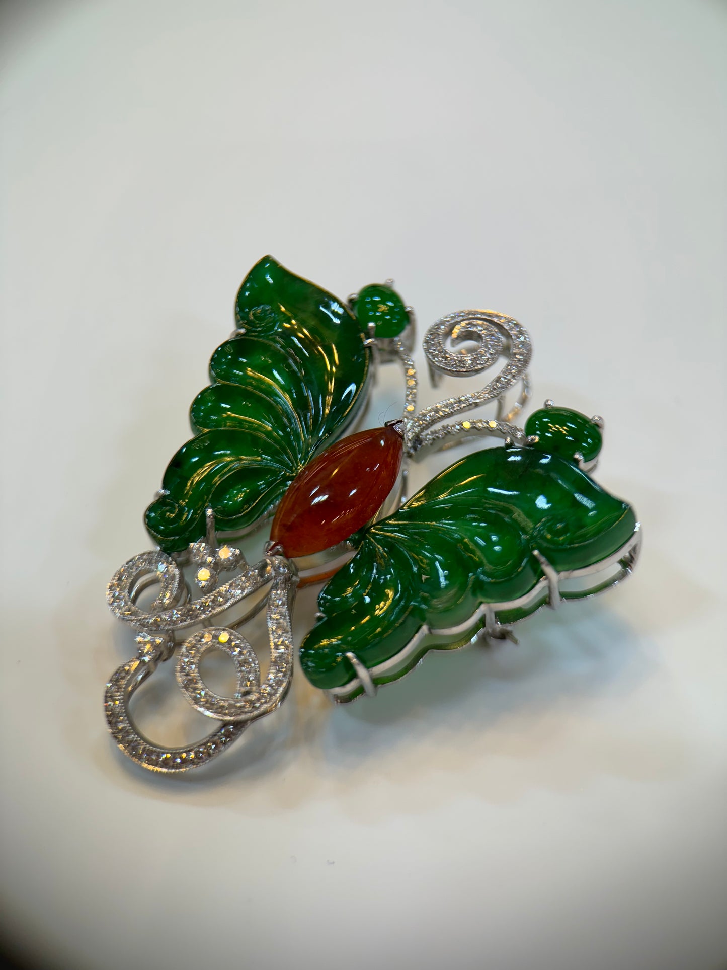 Green Butterfly Pendant (P110)