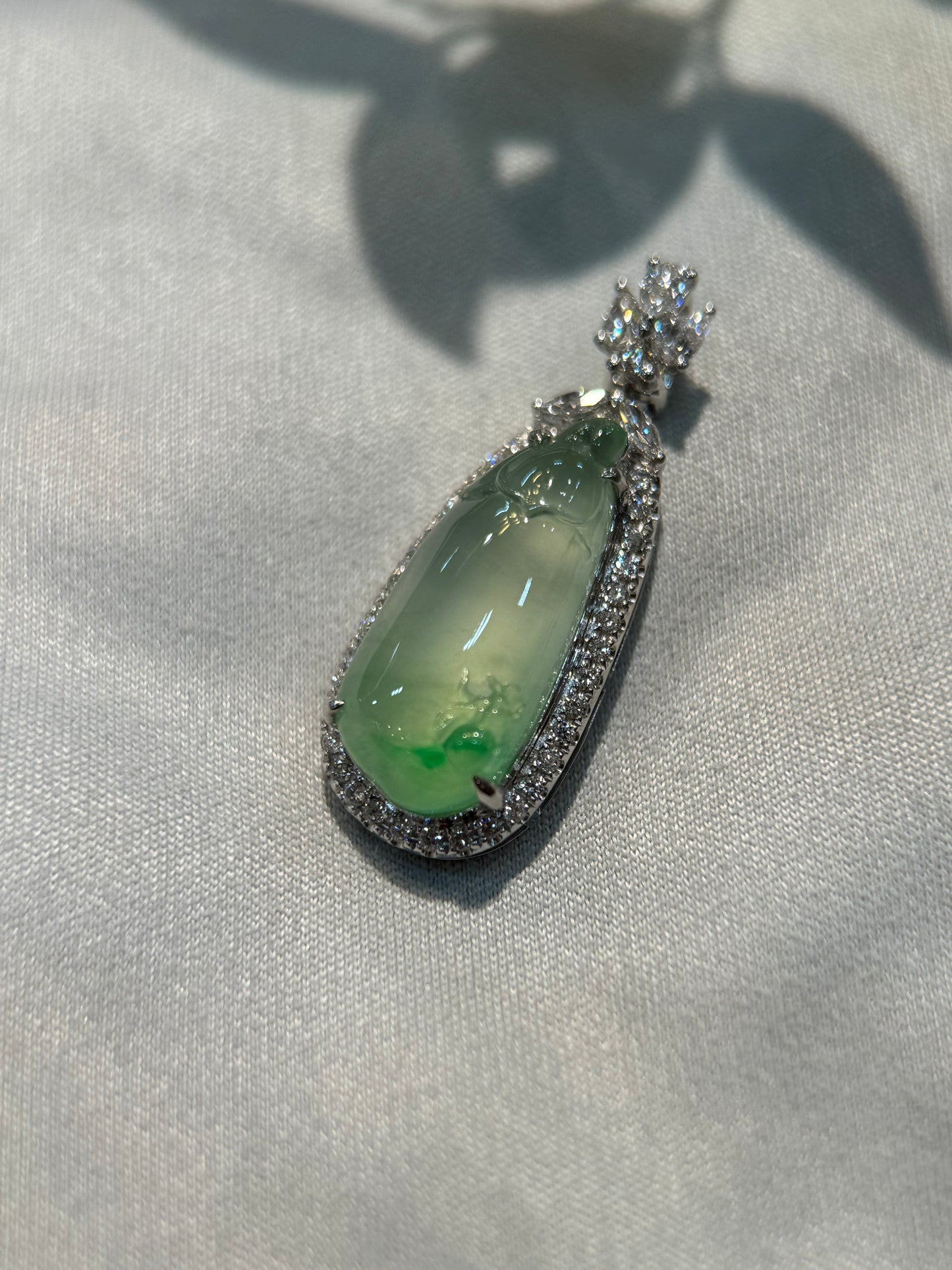 Icy Green Melon (福瓜) Pendant (P138)