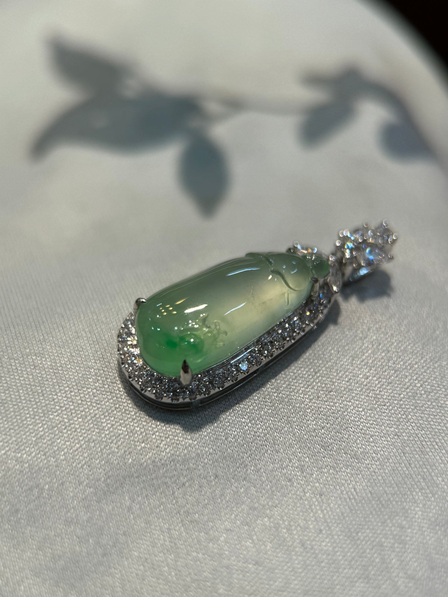 Icy Green Melon (福瓜) Pendant (P138)