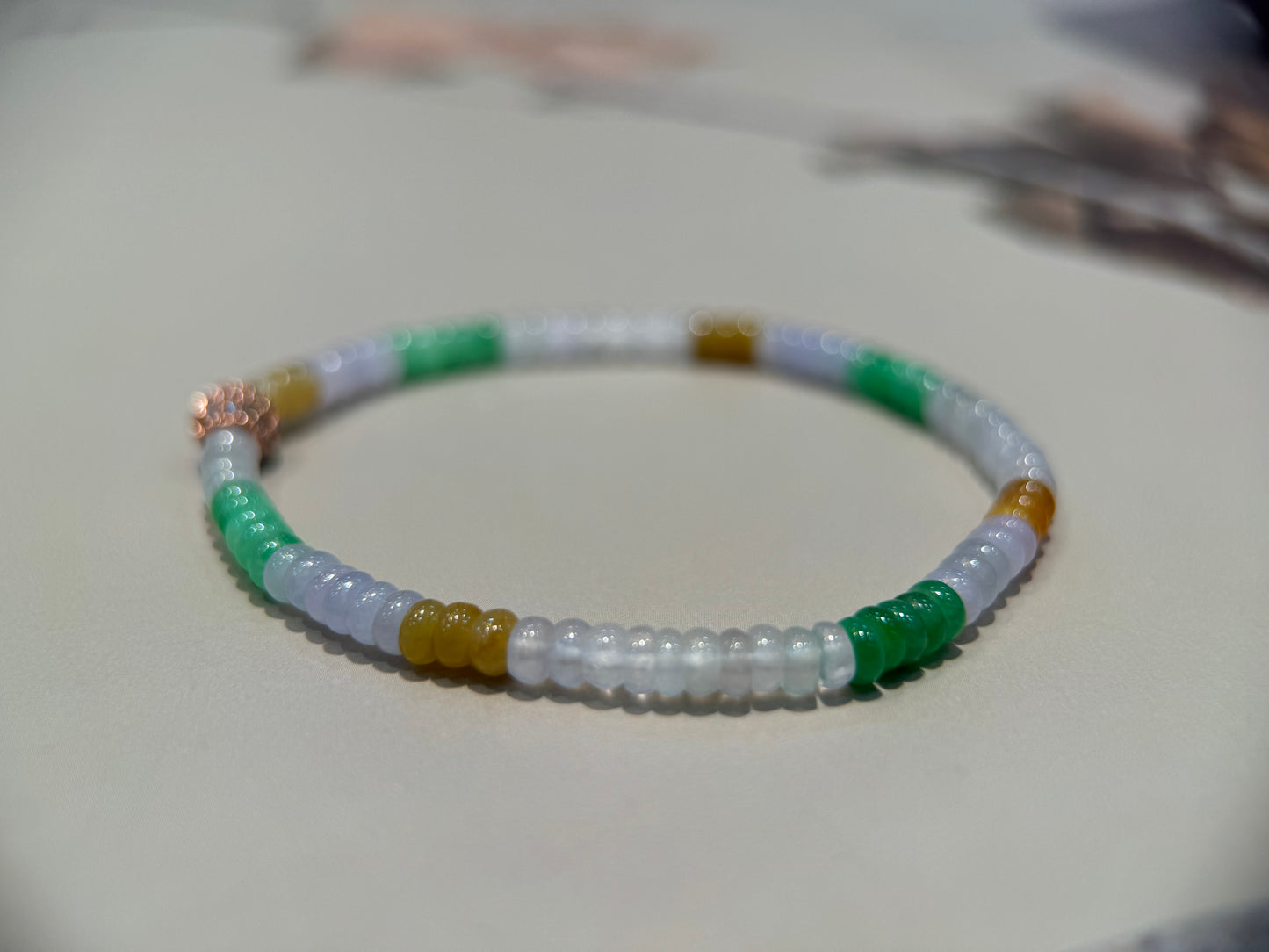 Multi-colour abacus Bead Bracelet (B002)