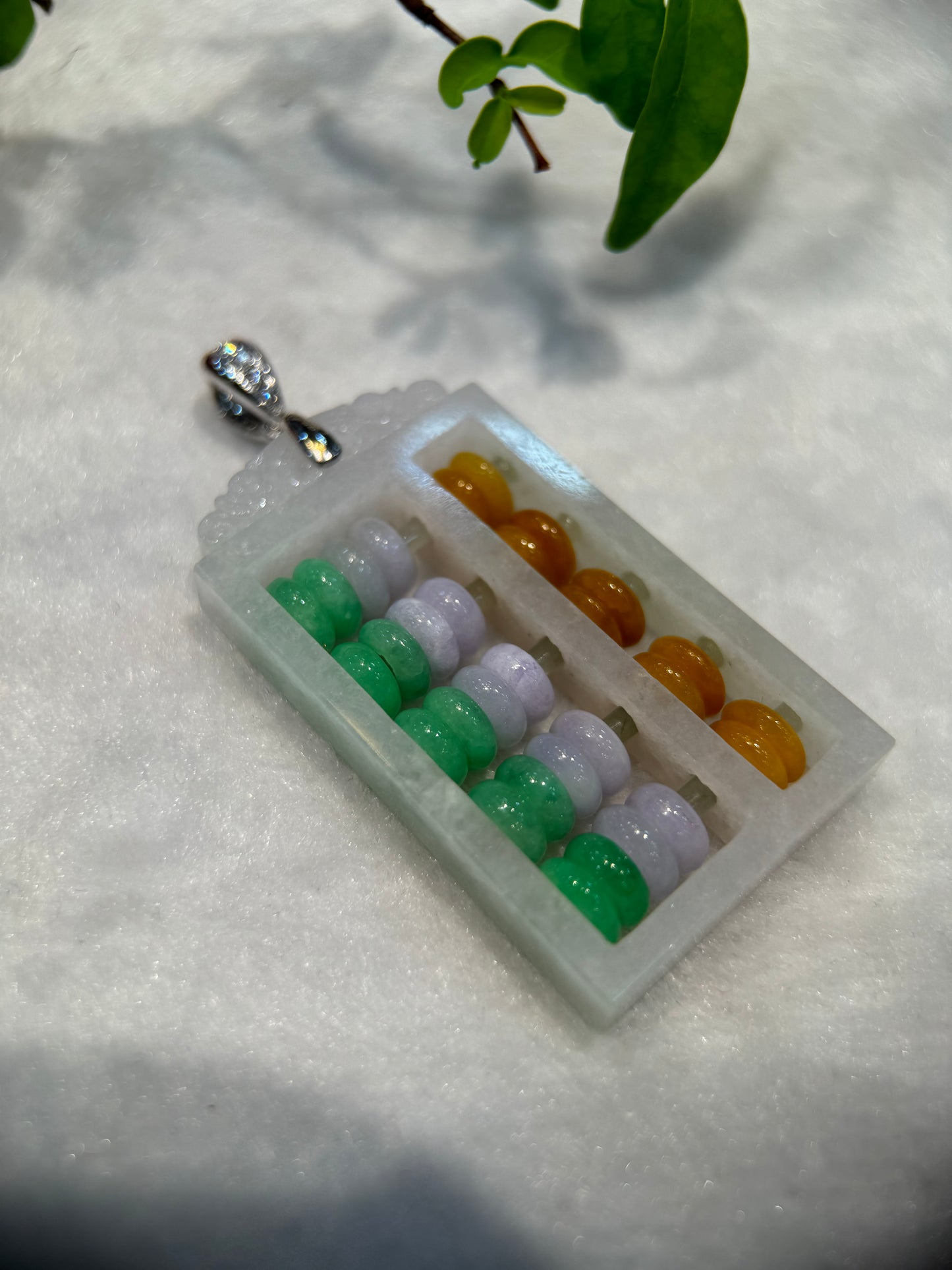 Abacus Jade Pendant (P131)