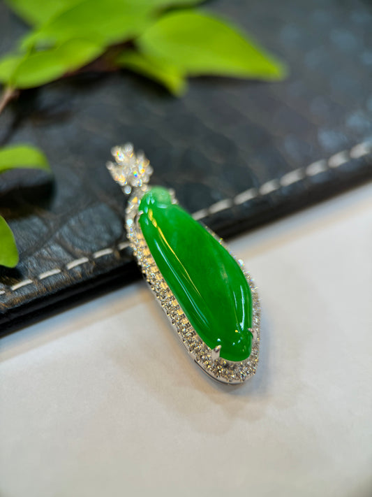 Green Melon (福瓜） Pendant (P129)