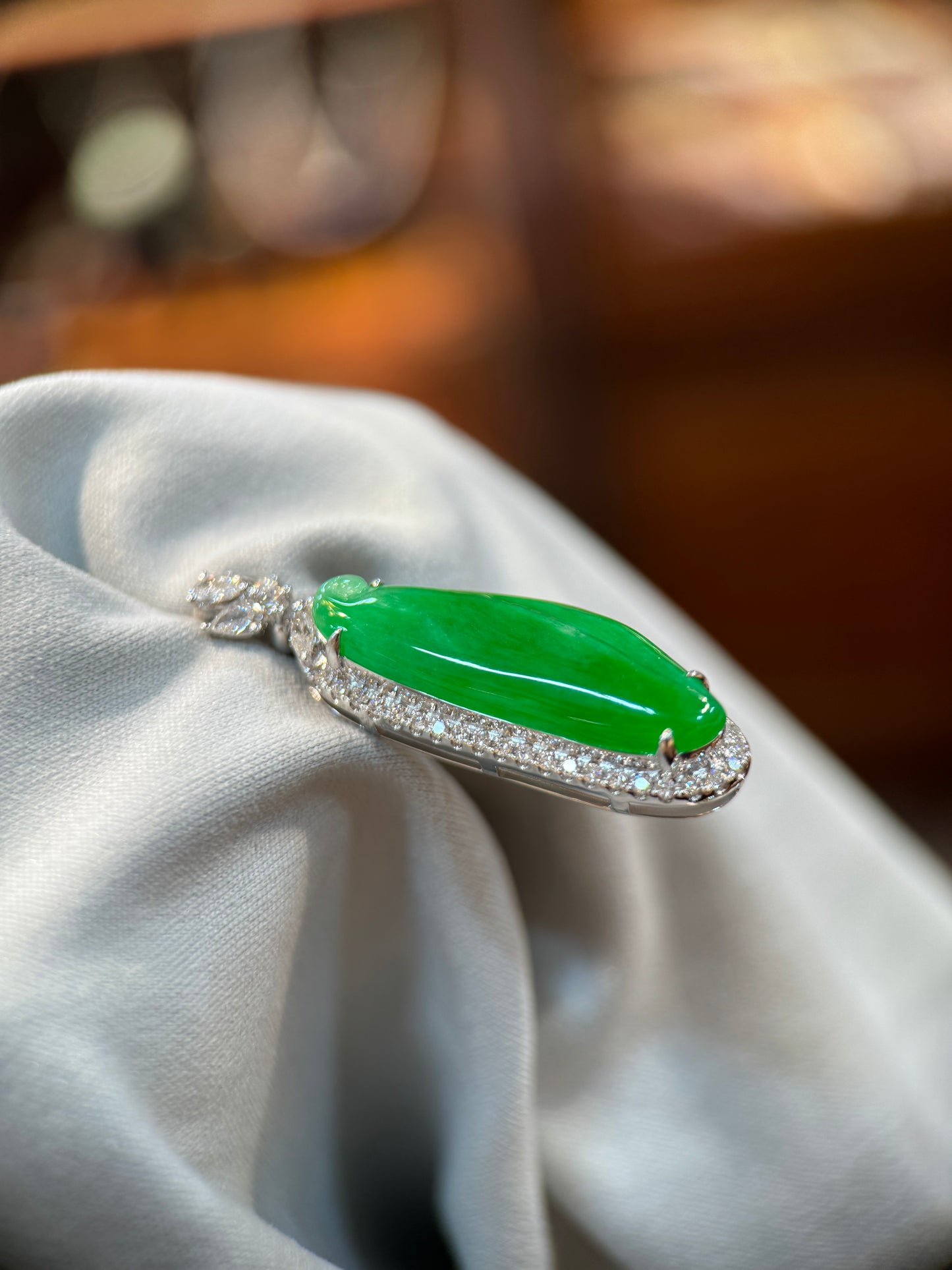 Green Melon (福瓜） Pendant (P129)