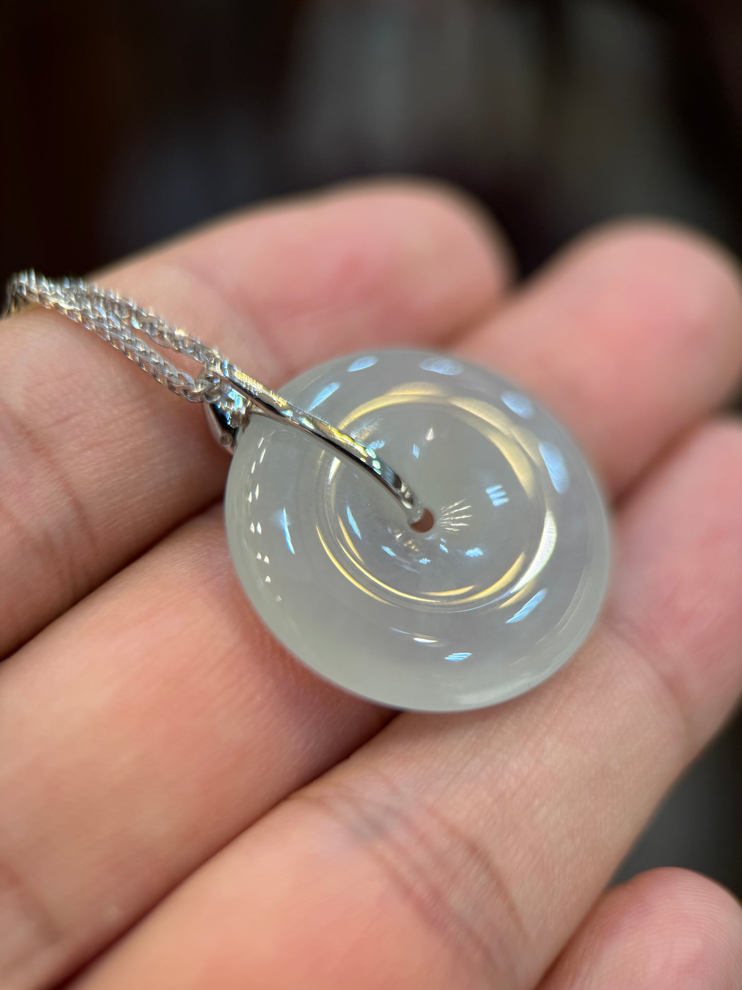 Icy Safety Coin Pendant (P111)