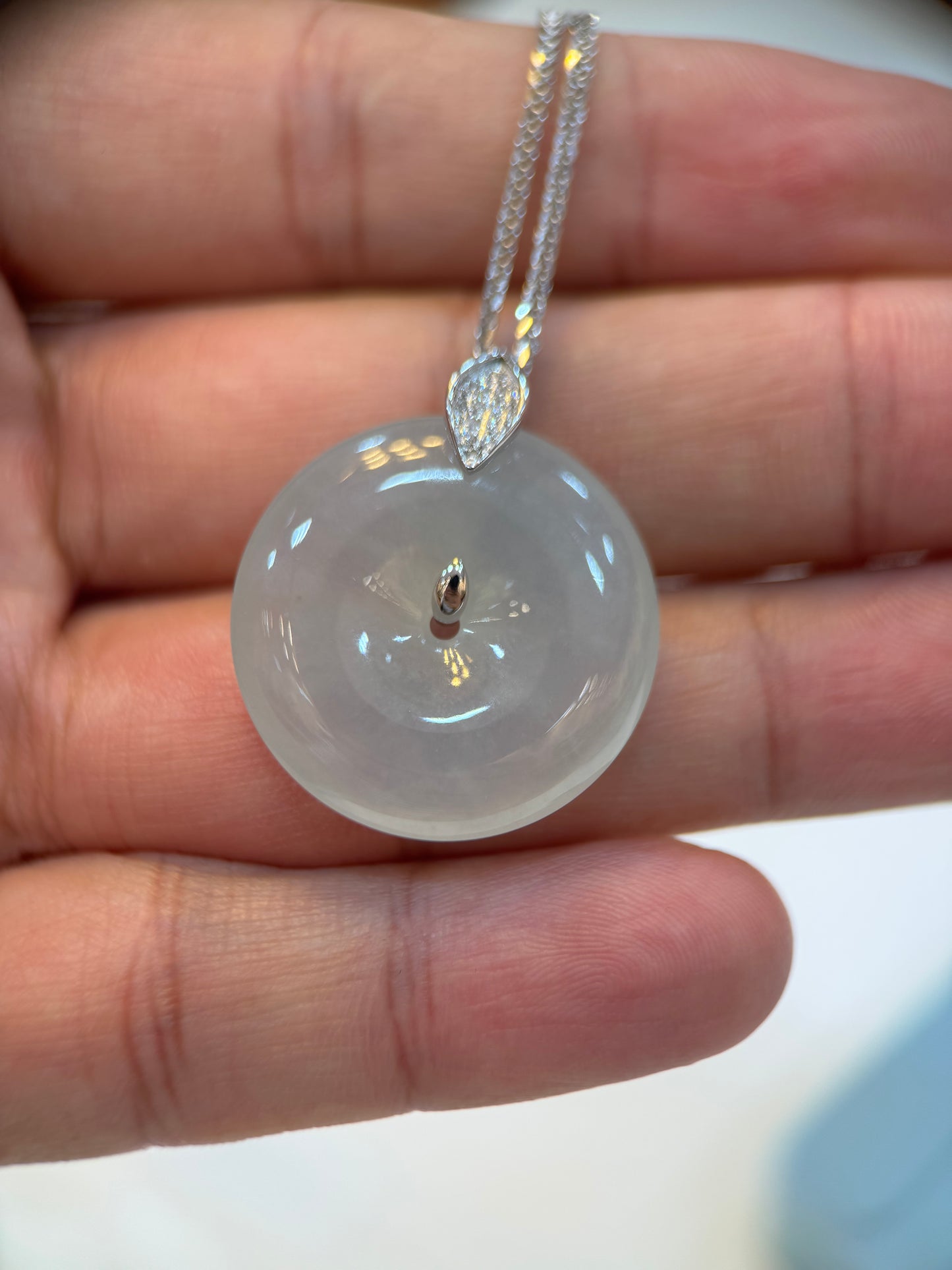 Icy Safety Coin Pendant (P111)