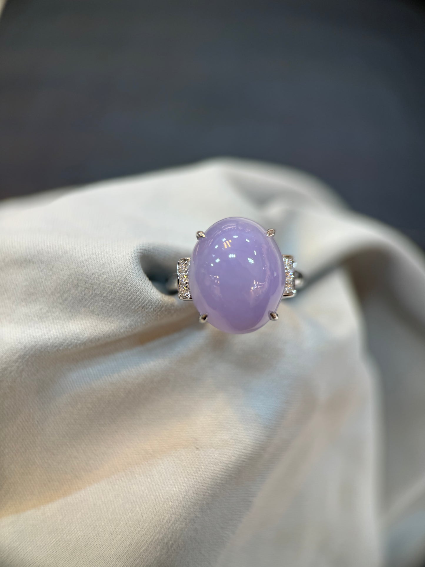 Lavender Cabochon Ring (R105)