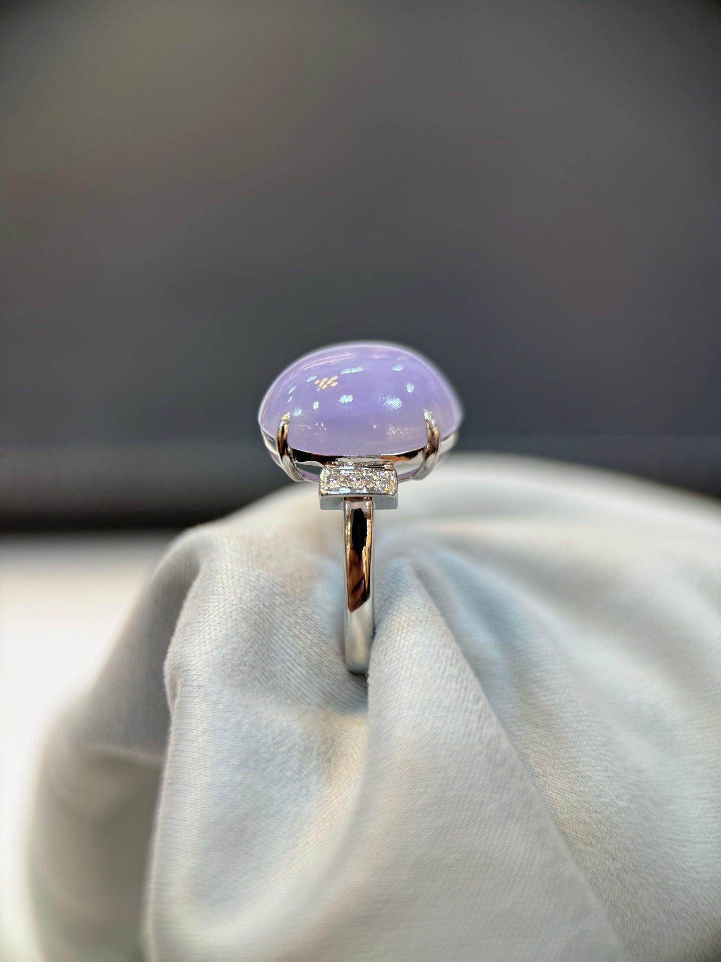 Lavender Cabochon Ring (R105)