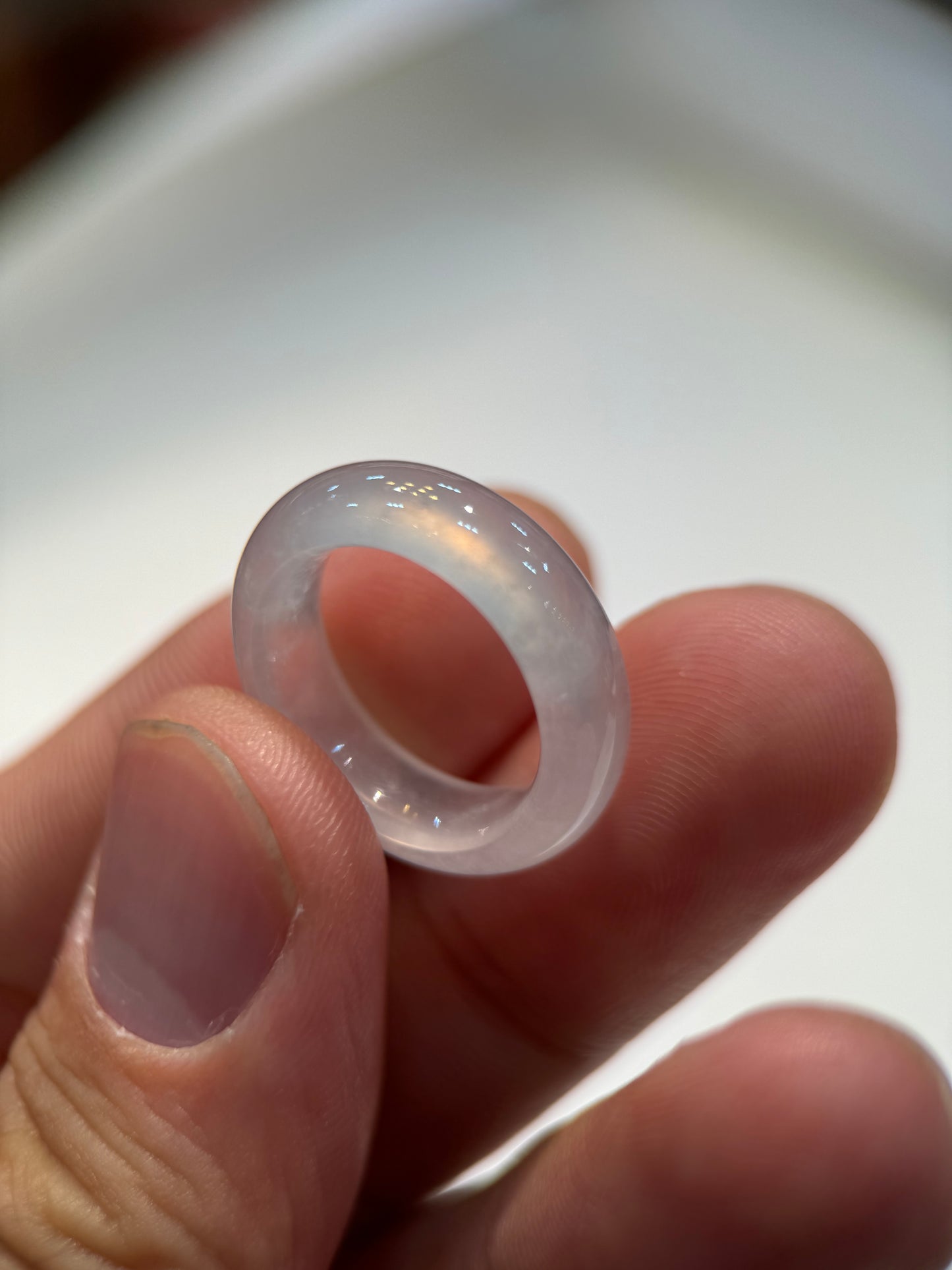 Highly Translucent Hololith Ring (R106)