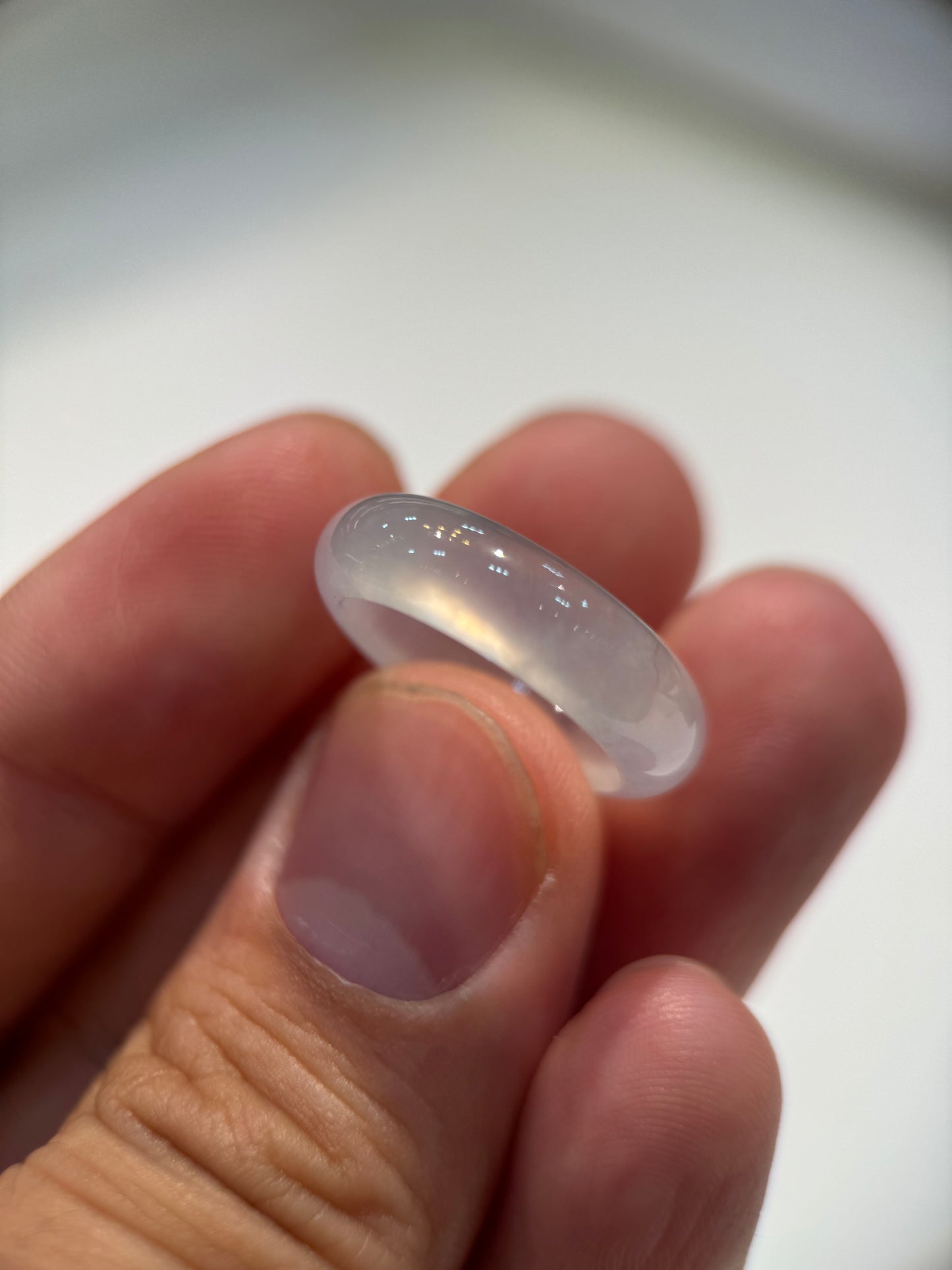 Highly Translucent Hololith Ring (R106)