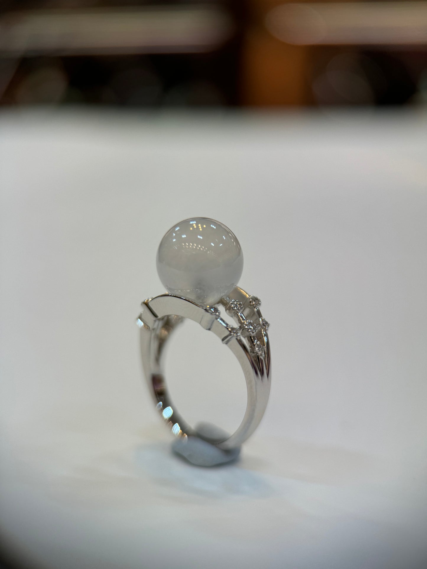 Icy Round Bead Ring (R102)