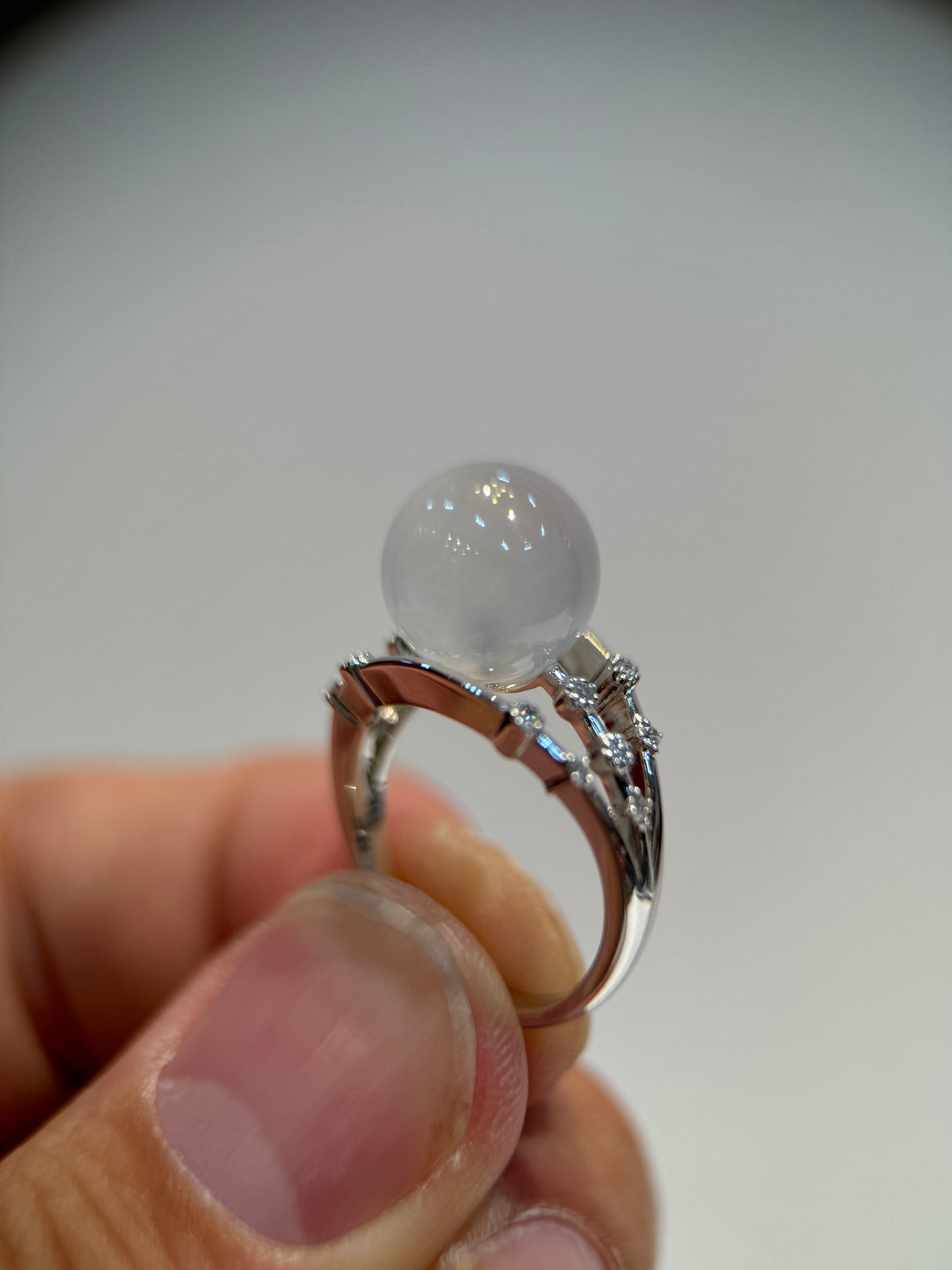 Icy Round Bead Ring (R102)