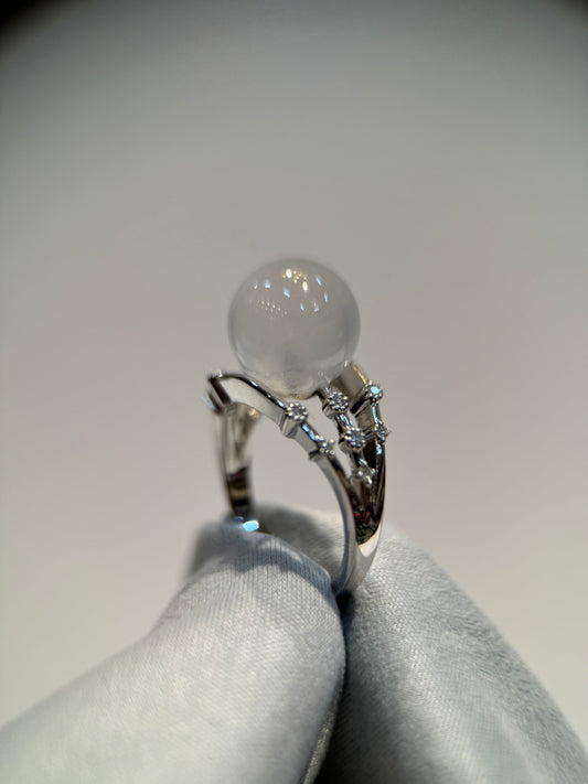 Icy Round Bead Ring (R102)