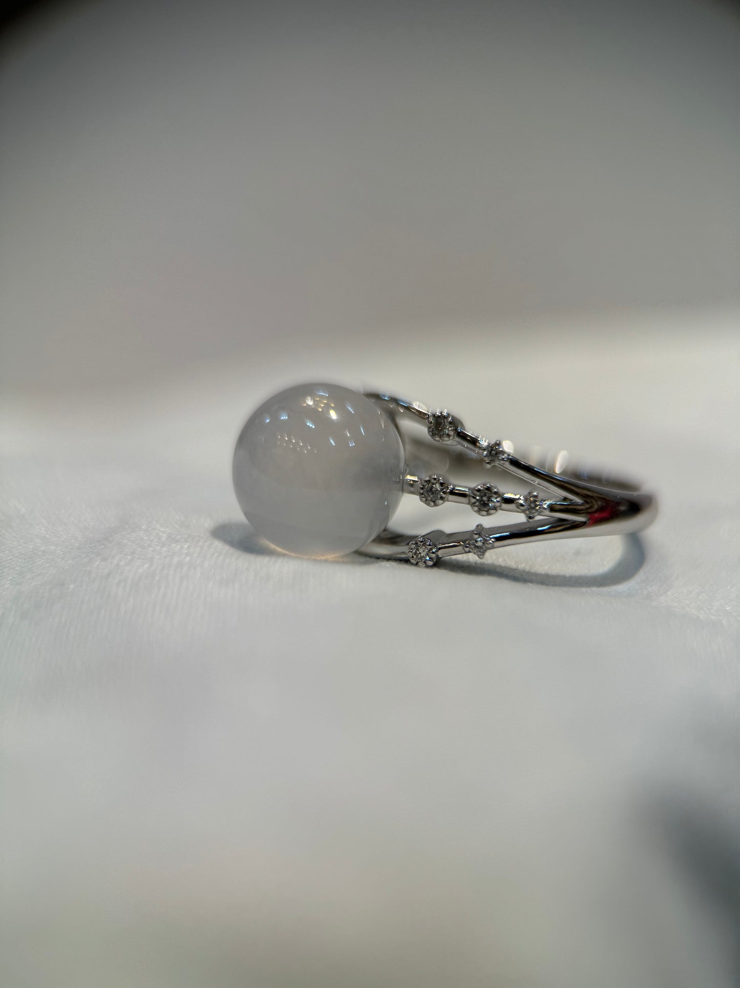 Icy Round Bead Ring (R102)