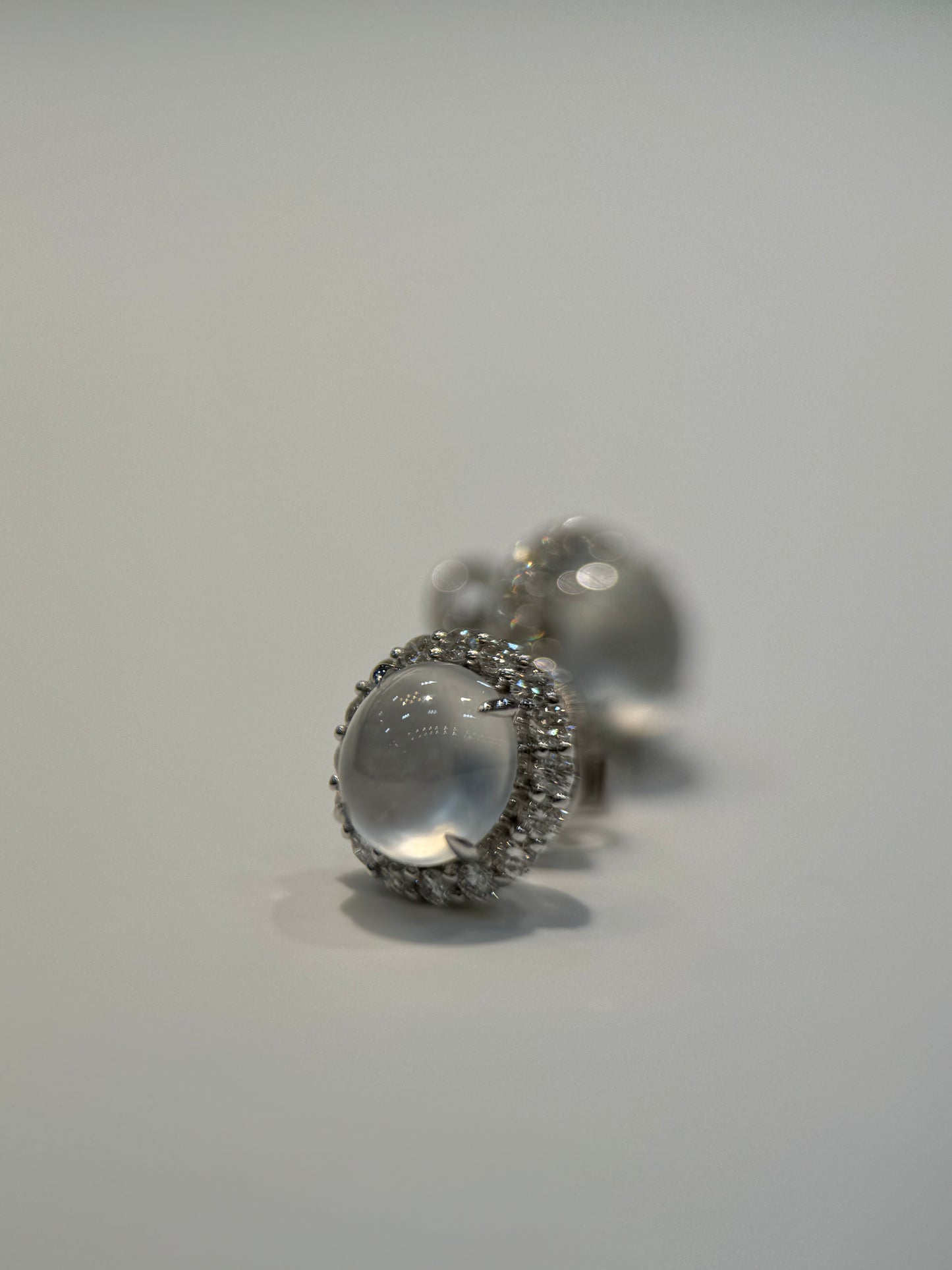 Glassy Cabochon Earring (E302)