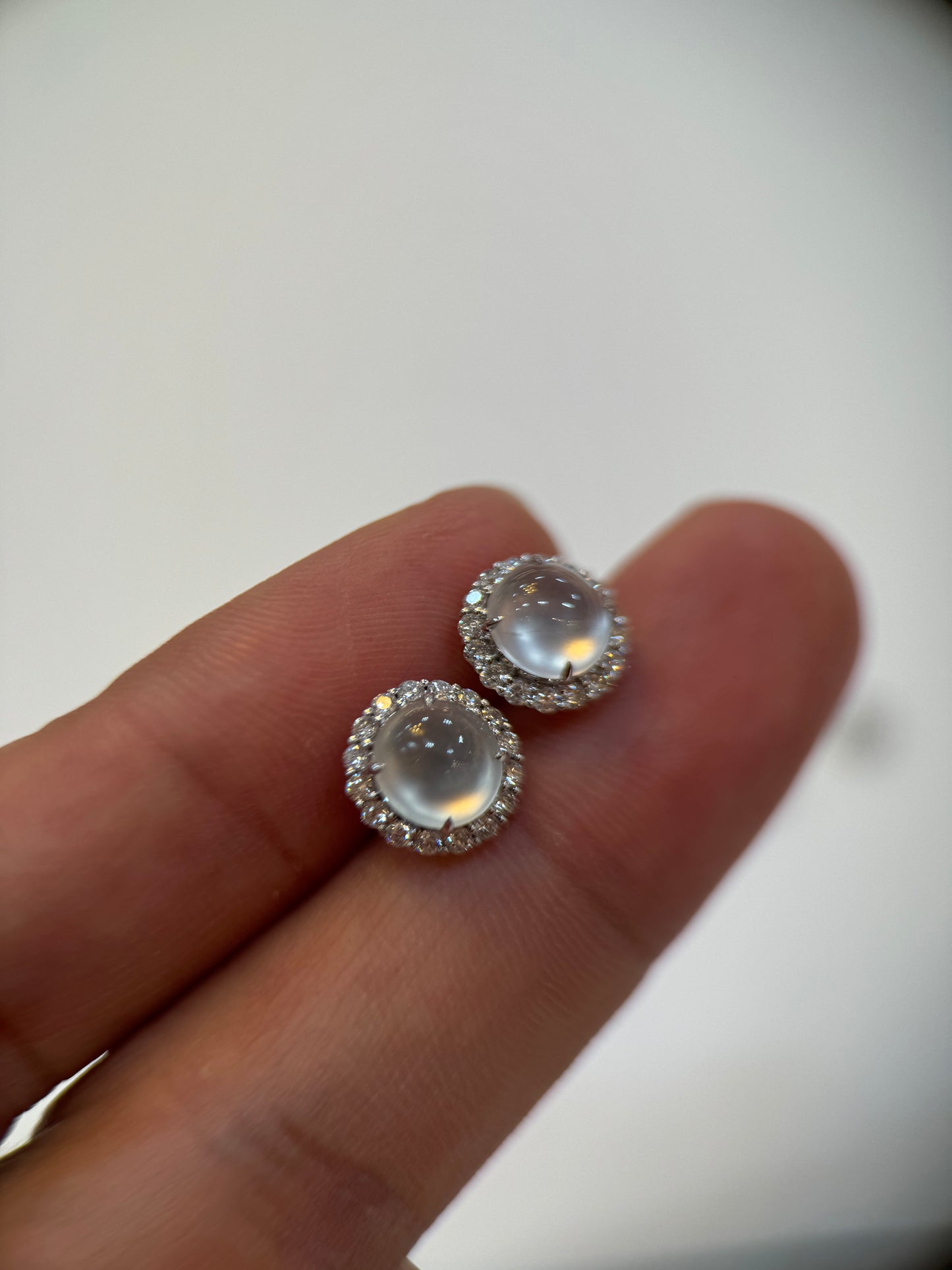 Glassy Cabochon Earring (E302)