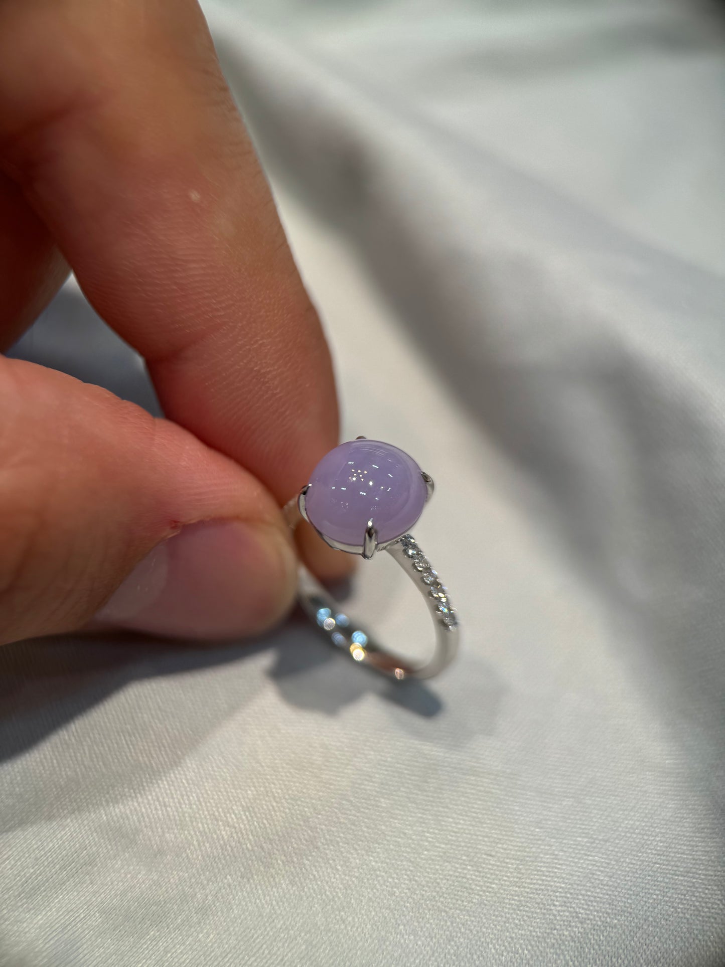 Lavender Cabochon Ring (R103)