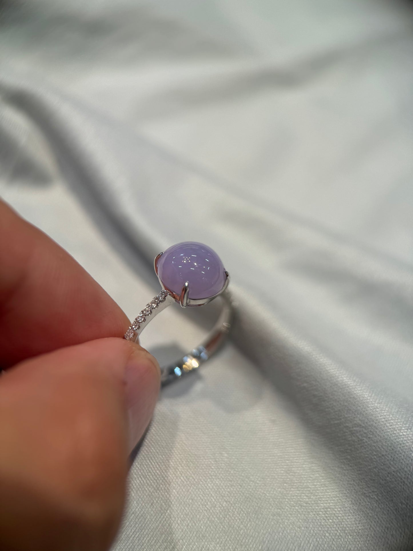 Lavender Cabochon Ring (R103)