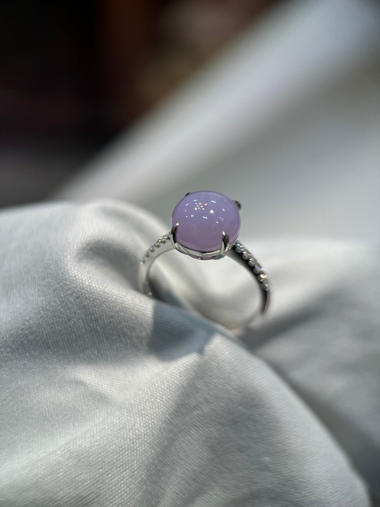 Lavender Cabochon Ring (R103)