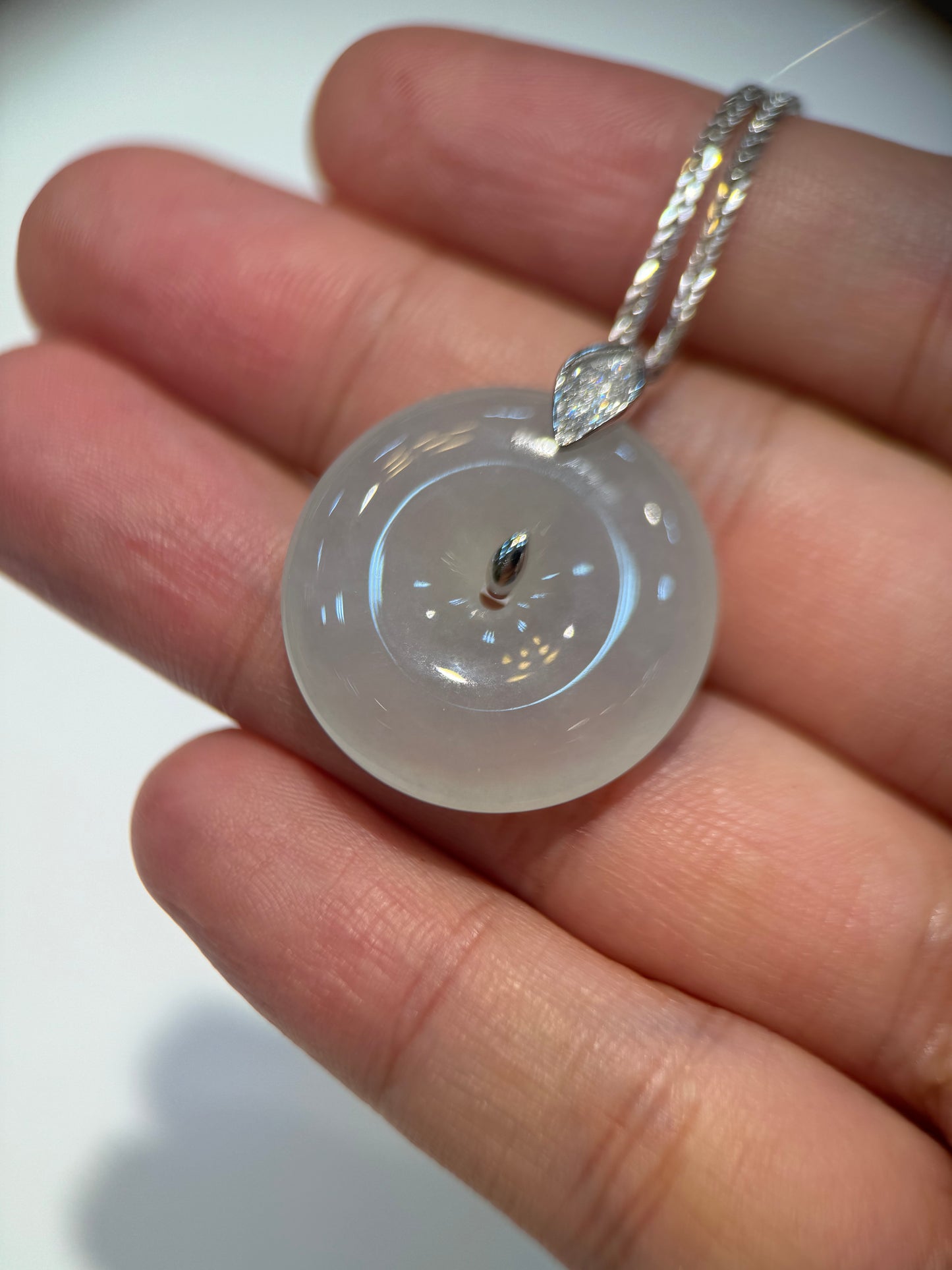 Icy Safety Coin Pendant (P111)