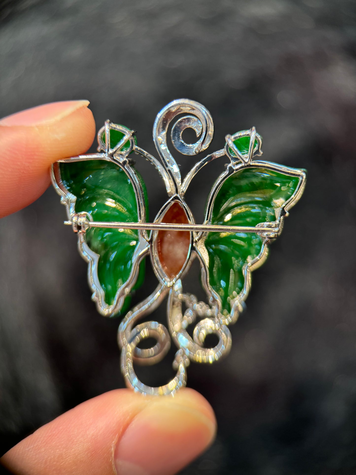 Green Butterfly Pendant (P110)